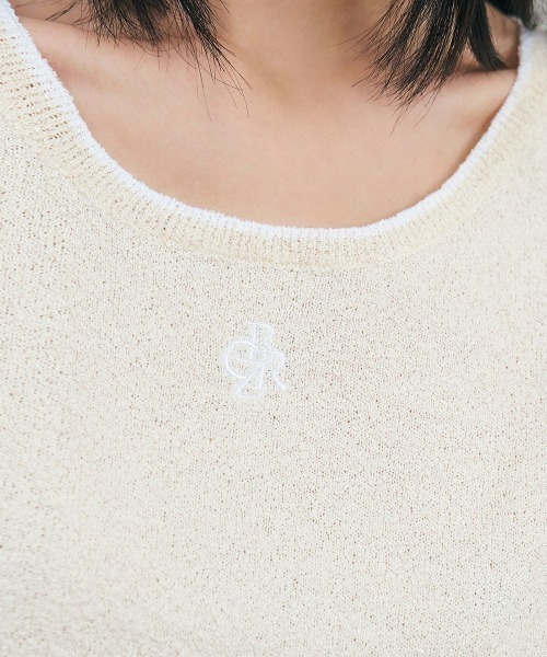 CITYBREEZE(シティブリーズ)の「BUCKLE SYMBOL LOGO SLEEVELESS TOP(Tシャツ/カットソー・レディース・ブラック/クリーム/ネイビー/ピンク/ホワイト・FREE)」の19枚目の写真