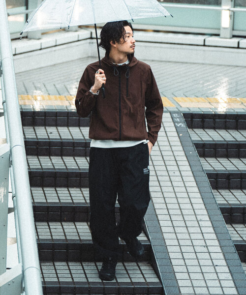 417 EDIFICE（フォーワンセブンエディフィス）の「”ワッシャーナイロン”イージーワイドパンツ（その他パンツ・メンズ・ブラック・MEDIUM/LARGE）」の3枚目の写真