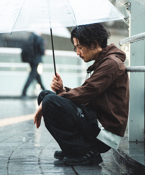 417 EDIFICE（フォーワンセブンエディフィス）の「”ワッシャーナイロン”イージーワイドパンツ（その他パンツ・メンズ・ブラック・MEDIUM/LARGE）」の4枚目の写真