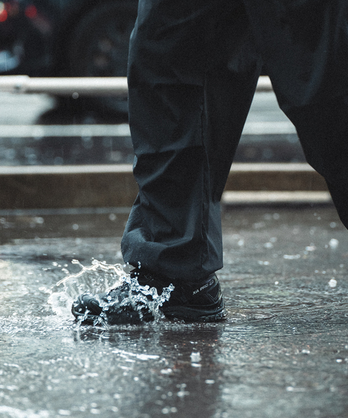 417 EDIFICE（フォーワンセブンエディフィス）の「”ワッシャーナイロン”イージーワイドパンツ（その他パンツ・メンズ・ブラック・MEDIUM/LARGE）」の6枚目の写真