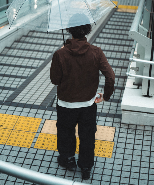 417 EDIFICE（フォーワンセブンエディフィス）の「”ワッシャーナイロン”イージーワイドパンツ（その他パンツ・メンズ・ブラック・MEDIUM/LARGE）」の10枚目の写真