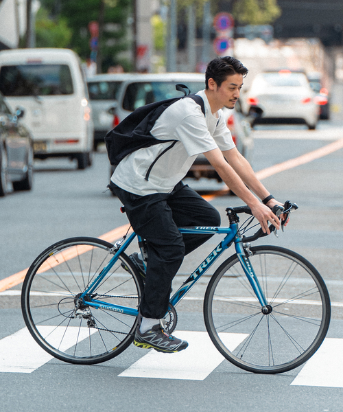 417 EDIFICE（フォーワンセブンエディフィス）の「”ワッシャーナイロン”イージーワイドパンツ（その他パンツ・メンズ・ブラック・MEDIUM/LARGE）」の16枚目の写真