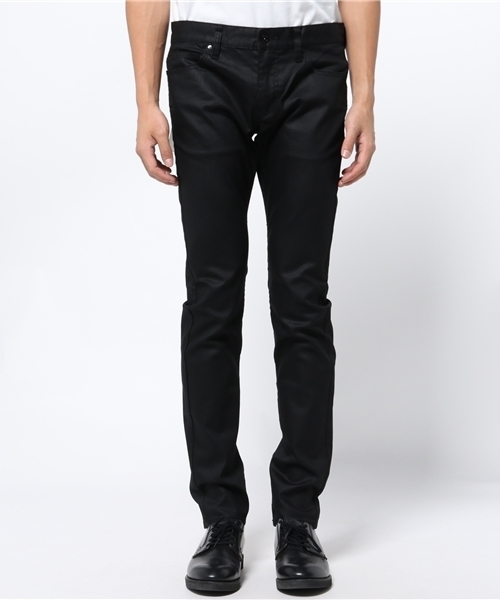 Lui's（ルイス）の「Lui's(ルイス) スリムスキニーデニムパンツ（デニムパンツ・メンズ・ブラック/ダークブルー・MEDIUM/LARGE/SMALL）」の5枚目の写真