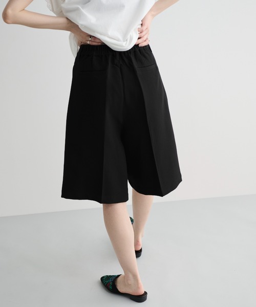 MERLOT（メルロー）の「2タックセンタープリーツハーフスラックス（スラックス・レディース・アイボリー/ブラック・FREE）」の14枚目の写真