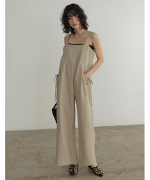 [2024 SUMMER COLLECTION][低身長/高身長サイズ有]ドライタッチサイドリボンオールインワン