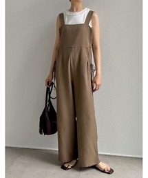 Re:EDIT | [2024 SUMMER COLLECTION][低身長/高身長サイズ有]ドライタッチサイドリボンオールインワン(つなぎ/オールインワン)