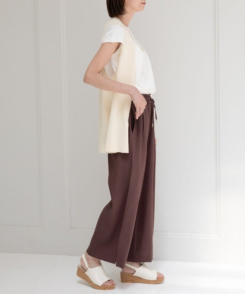 Elura（エルーラ）の「サラサラサマーリネンライクワイドパンツ/113183（その他パンツ・レディース・ベージュ/ブラウン/チャコールグレー・MEDIUM/LARGE/SMALL）」の11枚目の写真