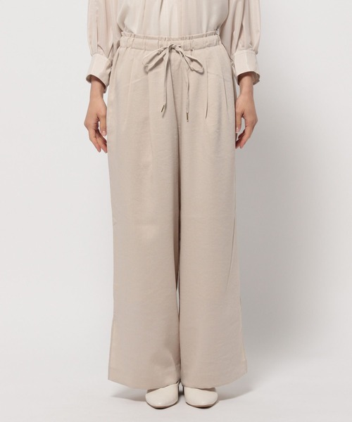 Elura（エルーラ）の「サラサラサマーリネンライクワイドパンツ/113183（その他パンツ・レディース・ベージュ/ブラウン/チャコールグレー・MEDIUM/LARGE/SMALL）」の20枚目の写真