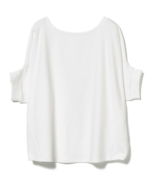 BEAMS HEART（ビームスハート）の「BEAMS HEART / ドレープ オーバー プルオーバー（Tシャツ/カットソー・レディース・ブラック/イエロー/オフホワイト・FREE）」の18枚目の写真