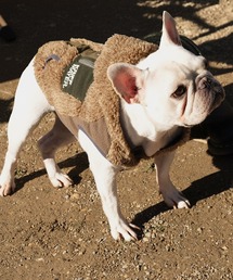 KRIFF MAYER | 【犬服・ドッグウェア】シャギーボアフードベスト(ペットウェア)