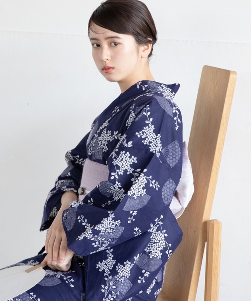 ゆかた館グレース こだわり浴衣2 二橋染工場】注染こだわり浴衣2点セット（浴衣）｜ゆかた館