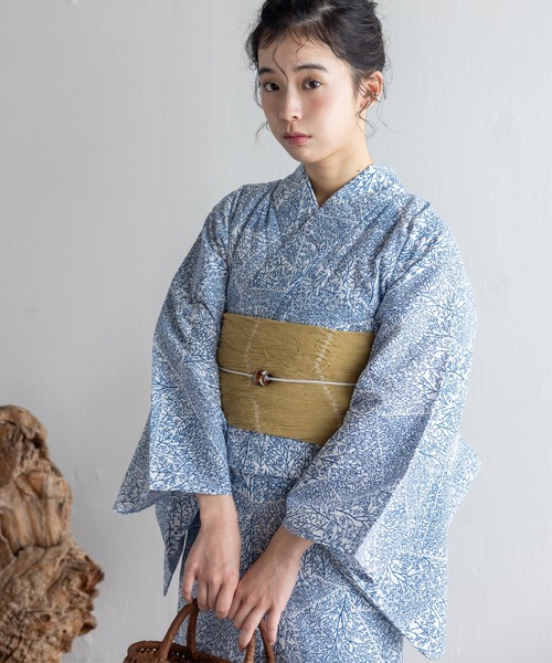 二橋染工場】捺染こだわり浴衣2点セット（浴衣）｜ゆかた館グレース