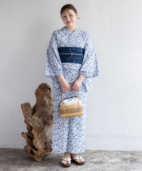 二橋染工場】捺染こだわり浴衣2点セット（浴衣）｜ゆかた館グレース