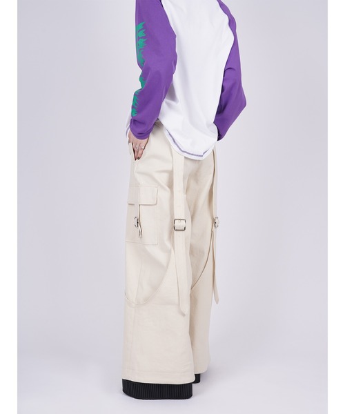 PAMEO POSE（パメオポーズ）の「Drill Belted Baggy Trousers（その他