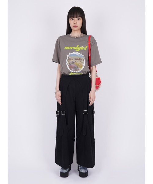 PAMEO POSE（パメオポーズ）の「Drill Belted Baggy Trousers（その他