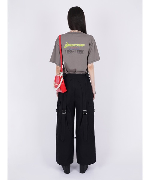 PAMEO POSE(パメオポーズ)の「Drill Belted Baggy Trousers(その他パンツ・レディース・アイボリー/ブラック・SMALL/MEDIUM)」の11枚目の写真