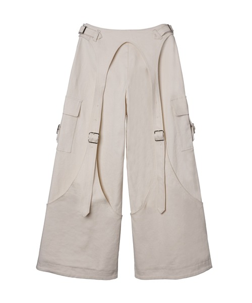 PAMEO POSE（パメオポーズ）の「Drill Belted Baggy Trousers（その他
