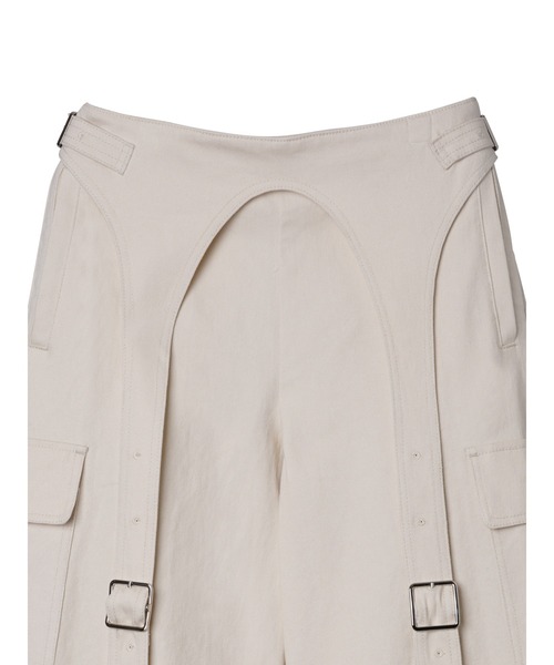 PAMEO POSE（パメオポーズ）の「Drill Belted Baggy Trousers（その他