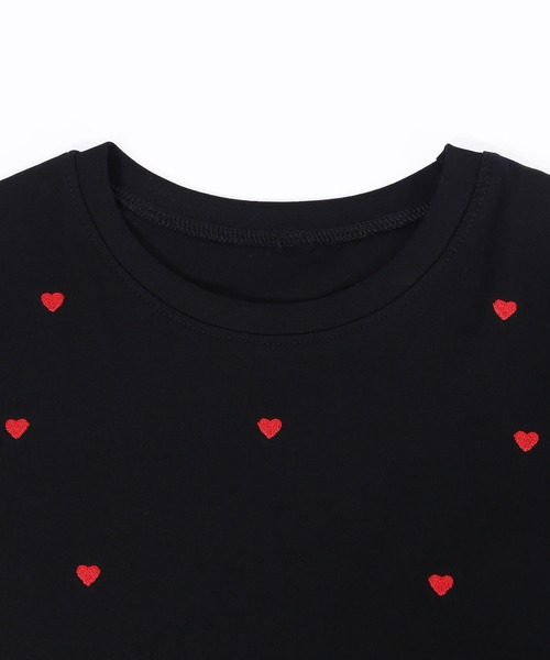 PHILLY（フィリー）の「ランダムハートドロストTシャツ（Tシャツ/カットソー・レディース・ホワイト/ブラック・FREE）」の13枚目の写真