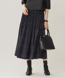 ライトサテンプリーツ スカート