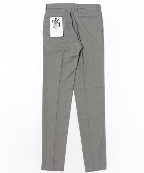 TAKA-Q（タカキュー）の「【ストレッチ ウォッシャブル イージーケア】タカキュー ノータックビジネスパンツ バーズアイモノトーン(セットアップ可能)（スーツパンツ・メンズ・ブラック×ホワイト・X-LARGE/LARGE/MEDIUM/S）」の2枚目の写真