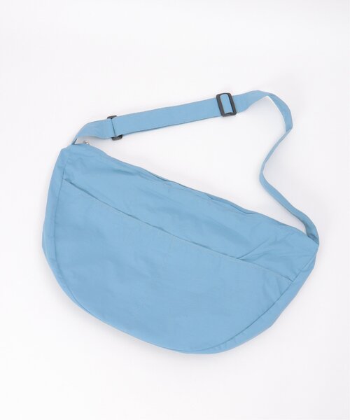 LBC（エルビーシー）の「ハーフムーンビッグショルダーバッグ（ショルダーバッグ・レディース・ブルー系その他/ブラック/オフホワイト/カーキ/チャコール・FREE）」の6枚目の写真