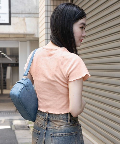 3.3 Field Trip (3.3フィールドトリップ)の「3.3 Field Trip/ハートメロウTEE(Tシャツ/カットソー・レディース・ブルー/ホワイト/ピンク・FREE)」の16枚目の写真