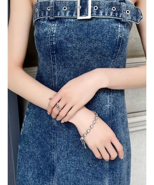 EATME（イートミー）の「ボールチェーンブレスレット（ブレスレット・レディース・シルバー・FREE）」の2枚目の写真