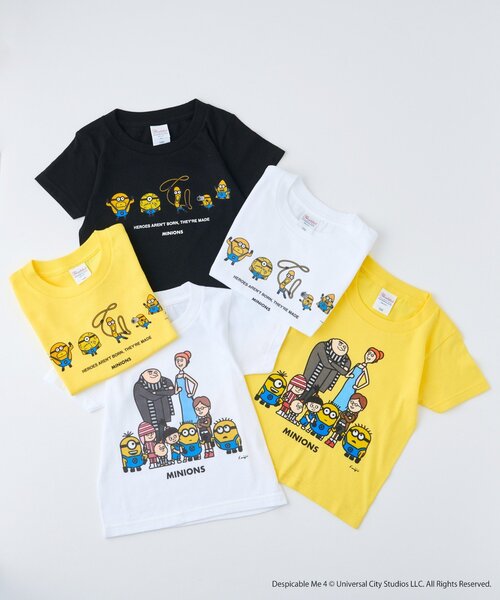 セール】【松本セイジ×ミニオン】KIDS怪盗グルーファミリーTEE