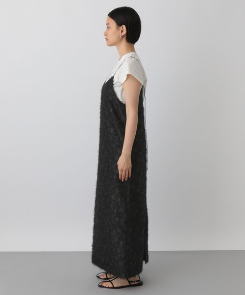 A part by（アパートバイ）の「ラメフェザーキャミワンピース（ワンピース・レディース・ブラック/アイボリー・FREE）」の20枚目の写真