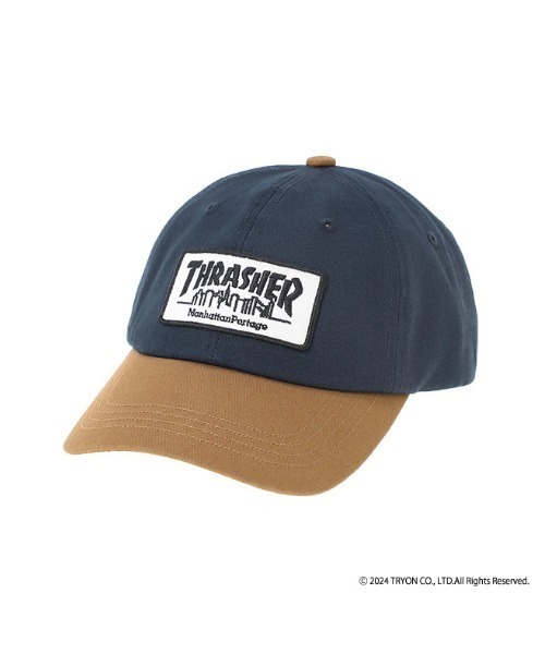Manhattan Portage(マンハッタンポーテージ)の「THERASHER 6Panel Cap(キャップ・メンズ・ネイビー/ブラック・FREE)」の2枚目の写真