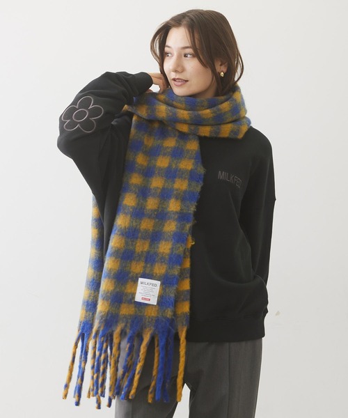 チェックスカーフ CHECKERED SCARF（マフラー）｜MILKFED.（ミルクフェド）の
