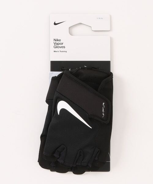 NIKE（ナイキ）の「《NIKEアパレル》メンズ ヴェイパー フィットネスグローブ（スポーツグッズ・メンズ・ブラック×ホワイト/レッド系その他/グレー系その他・M/L）」の2枚目の写真