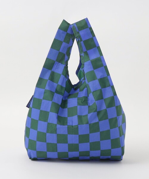 BAGGU（バグー）の「＜ BAGGU＞チェック ポケッタブルバッグ/BABY