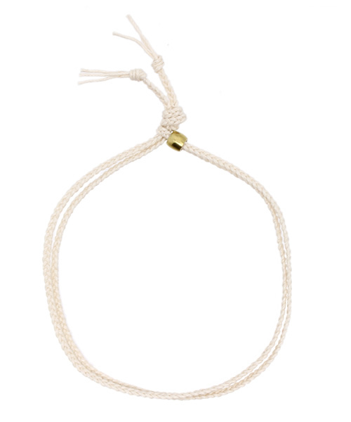 Esperanto（エスペラント）の「esperanto (エスペラント) / コード アンクレット（アンクレット・メンズ・サックスブルー/イエロー/その他1/その他2/その他3/ブラウン/オフホワイト/ブルー/グリーン/レッド/ブラック/シルバー/ゴールド/ネイビー/ダークグリーン系・ONE SIZE）」の21枚目の写真