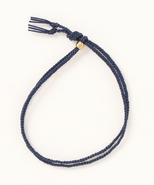 Esperanto（エスペラント）の「esperanto (エスペラント) / コード アンクレット（アンクレット・メンズ・サックスブルー/イエロー/その他1/その他2/その他3/ブラウン/オフホワイト/ブルー/グリーン/レッド/ブラック/シルバー/ゴールド/ネイビー/ダークグリーン系・ONE SIZE）」の6枚目の写真