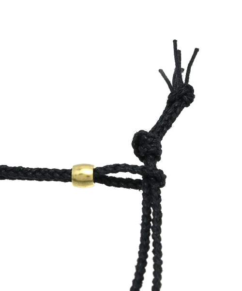 Esperanto（エスペラント）の「esperanto (エスペラント) / コード アンクレット（アンクレット・メンズ・サックスブルー/イエロー/その他1/その他2/その他3/ブラウン/オフホワイト/ブルー/グリーン/レッド/ブラック/シルバー/ゴールド/ネイビー/ダークグリーン系・ONE SIZE）」の17枚目の写真