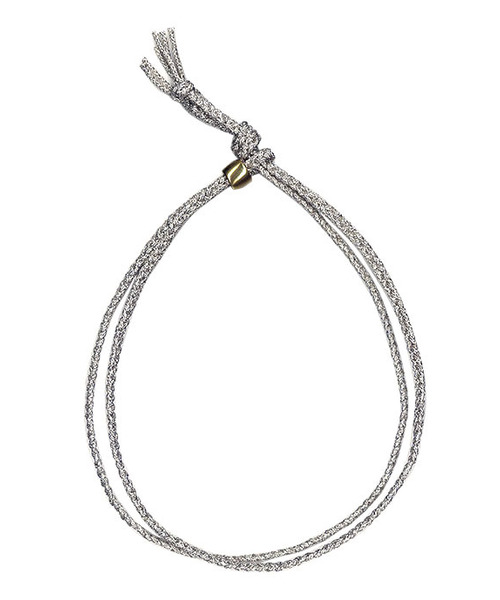 Esperanto（エスペラント）の「esperanto (エスペラント) / コード アンクレット（アンクレット・メンズ・サックスブルー/イエロー/その他1/その他2/その他3/ブラウン/オフホワイト/ブルー/グリーン/レッド/ブラック/シルバー/ゴールド/ネイビー/ダークグリーン系・ONE SIZE）」の11枚目の写真