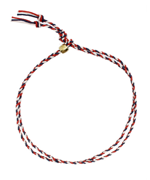 Esperanto（エスペラント）の「esperanto (エスペラント) / コード アンクレット（アンクレット・メンズ・サックスブルー/イエロー/その他1/その他2/その他3/ブラウン/オフホワイト/ブルー/グリーン/レッド/ブラック/シルバー/ゴールド/ネイビー/ダークグリーン系・ONE SIZE）」の22枚目の写真