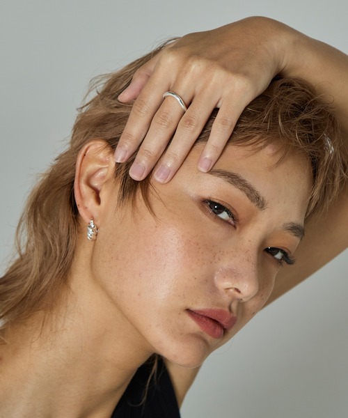 ROZY（ロージィー）の「【SV】シルバーウェーブリング（リング・レディース・シルバー系2/シルバー系1・#11）」の4枚目の写真