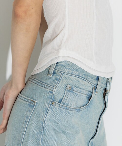 STUDIOUS（ステュディオス）の「【STUDIOUS/ステュディオス】カシミアシルクウールタンクトップ/エアリータッチ/なめらかな肌触り（タンクトップ・レディース・オフホワイト/ダークグレー/ラベンダー/グレー系その他・FREE）」の20枚目の写真