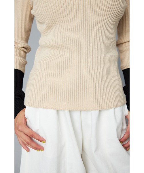 HeRIN.CYE（ヘリンドットサイ）の「Color block knit pullover