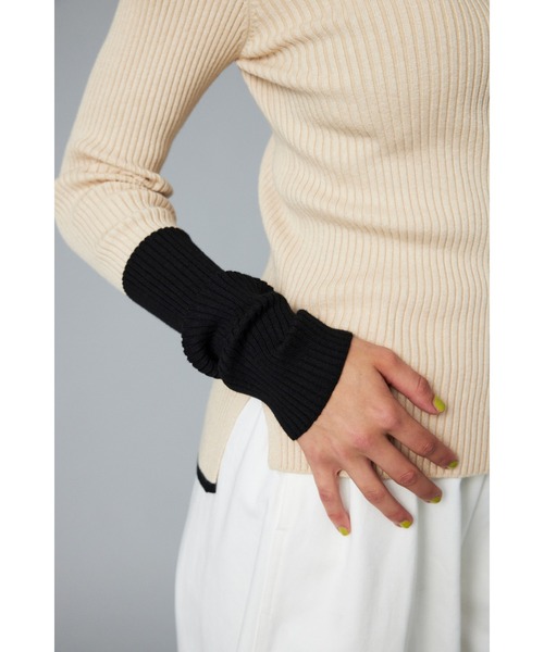 HeRIN.CYE（ヘリンドットサイ）の「Color block knit pullover