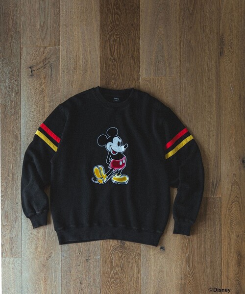 B:MING by BEAMS（ビーミングバイビームス）の「【別注】Disney / SWEATSHIRT（スウェット・メンズ・ブラック/ライトグレー・SMALL/MEDIUM/LARGE/X-LARGE）」の5枚目の写真