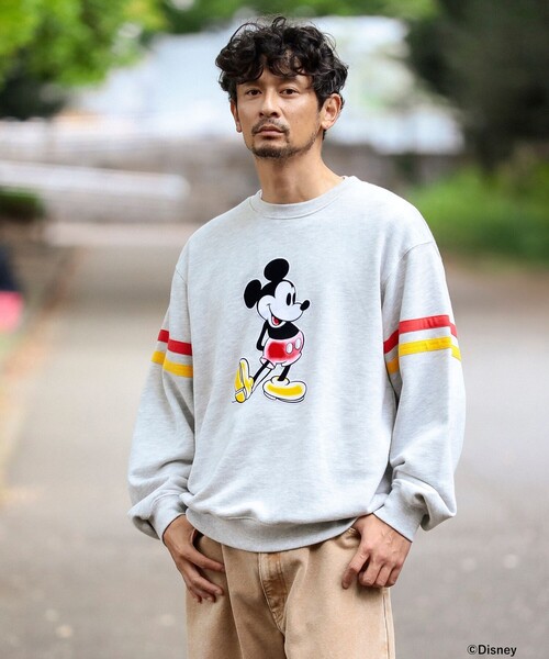 B:MING by BEAMS（ビーミングバイビームス）の「【別注】Disney / SWEATSHIRT（スウェット・メンズ・ブラック/ライトグレー・SMALL/MEDIUM/LARGE/X-LARGE）」の7枚目の写真