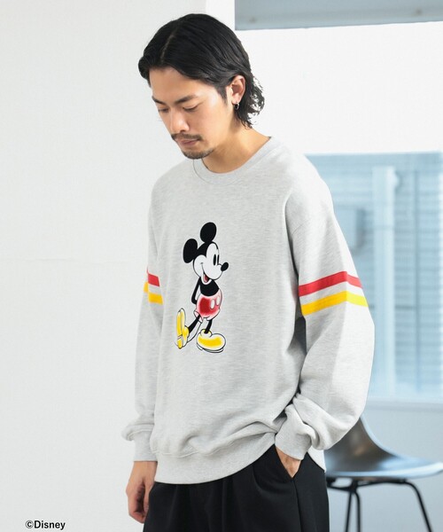B:MING by BEAMS（ビーミングバイビームス）の「【別注】Disney / SWEATSHIRT（スウェット・メンズ・ブラック/ライトグレー・SMALL/MEDIUM/LARGE/X-LARGE）」の12枚目の写真