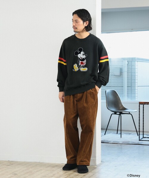 B:MING by BEAMS（ビーミングバイビームス）の「【別注】Disney / SWEATSHIRT（スウェット・メンズ・ブラック/ライトグレー・SMALL/MEDIUM/LARGE/X-LARGE）」の13枚目の写真