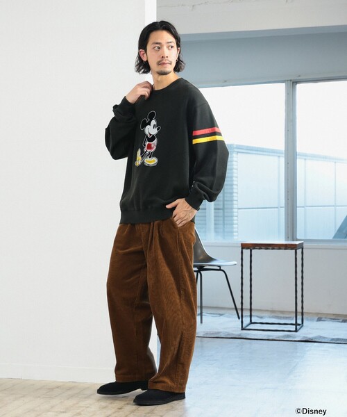 B:MING by BEAMS（ビーミングバイビームス）の「【別注】Disney / SWEATSHIRT（スウェット・メンズ・ブラック/ライトグレー・SMALL/MEDIUM/LARGE/X-LARGE）」の14枚目の写真