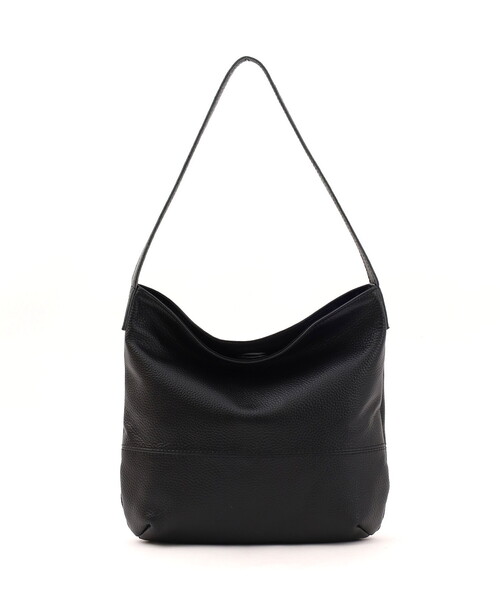 COOCO(クーコ)の「【牛革】シュリンクレザーシンプルワンショルダーバッグ(ショルダーバッグ・レディース・シルバー/オフホワイト/ダークブラウン/ブラック・FREE)」の6枚目の写真
