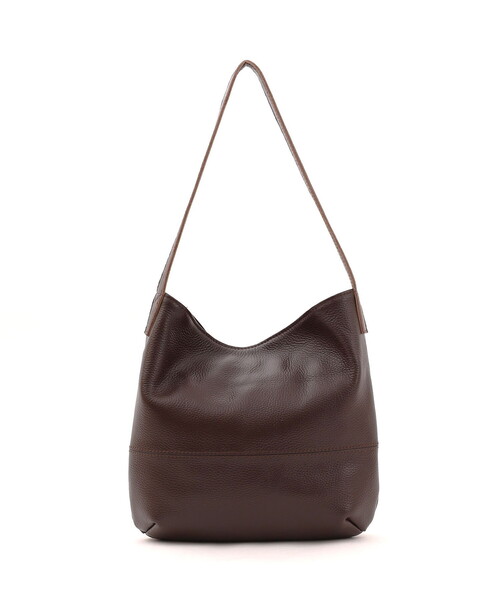 COOCO(クーコ)の「【牛革】シュリンクレザーシンプルワンショルダーバッグ(ショルダーバッグ・レディース・シルバー/オフホワイト/ダークブラウン/ブラック・FREE)」の19枚目の写真